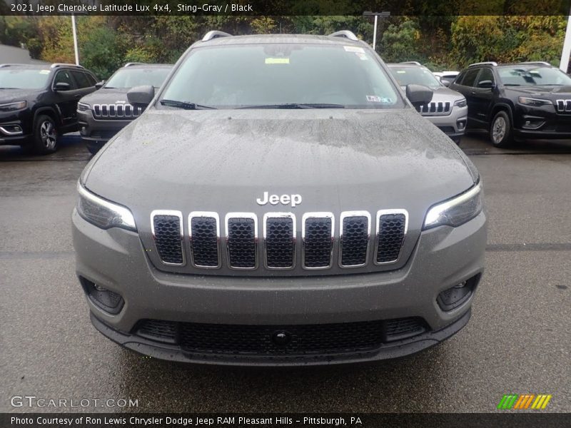 Sting-Gray / Black 2021 Jeep Cherokee Latitude Lux 4x4