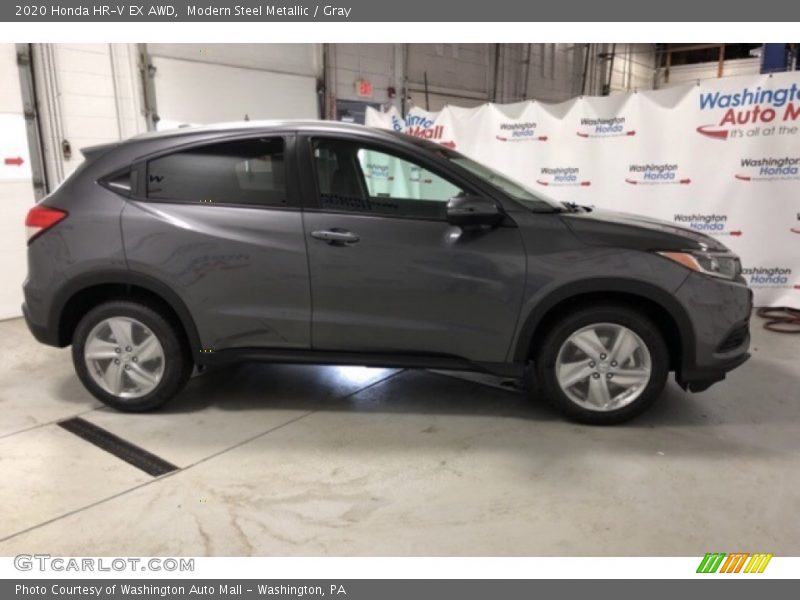Modern Steel Metallic / Gray 2020 Honda HR-V EX AWD