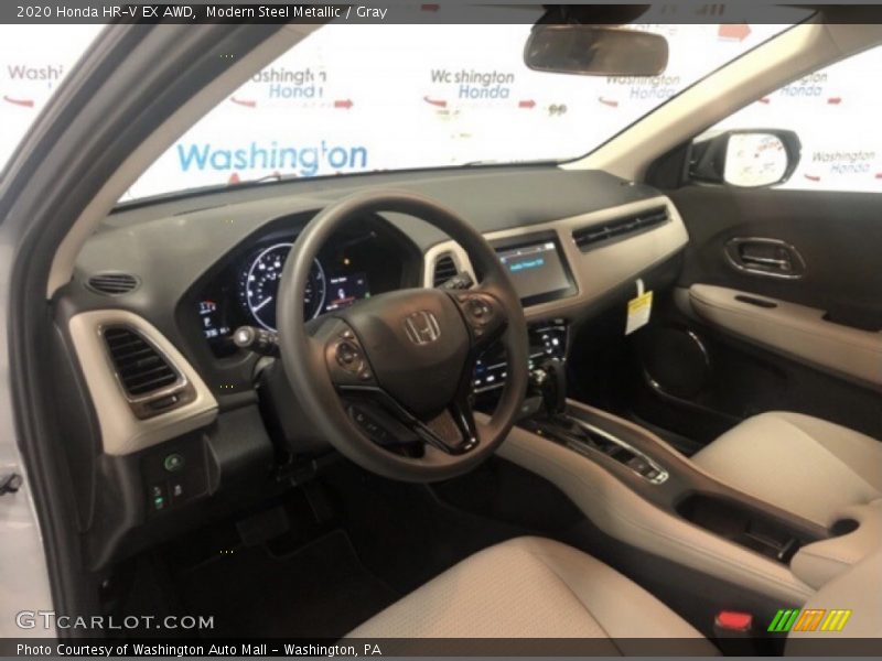 Modern Steel Metallic / Gray 2020 Honda HR-V EX AWD