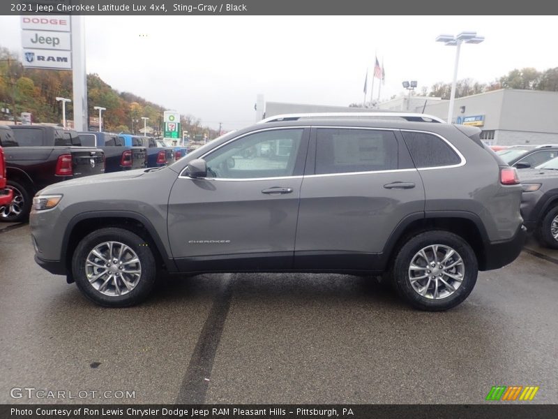 Sting-Gray / Black 2021 Jeep Cherokee Latitude Lux 4x4
