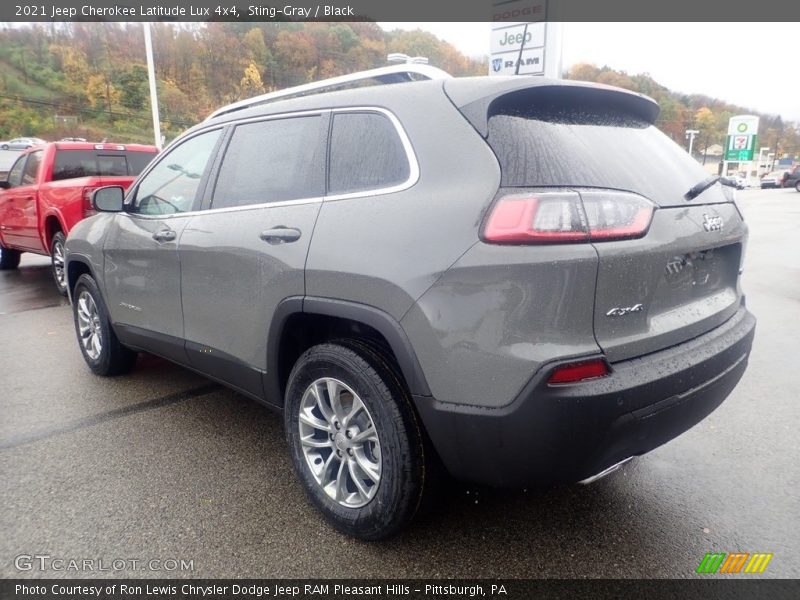 Sting-Gray / Black 2021 Jeep Cherokee Latitude Lux 4x4