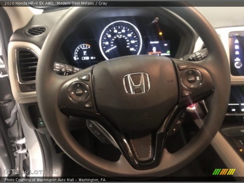 Modern Steel Metallic / Gray 2020 Honda HR-V EX AWD
