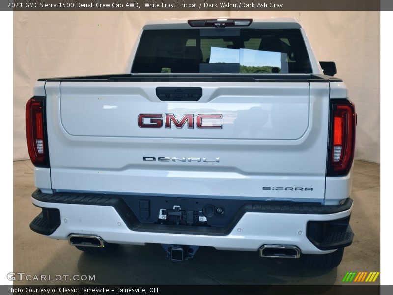 White Frost Tricoat / Dark Walnut/Dark Ash Gray 2021 GMC Sierra 1500 Denali Crew Cab 4WD