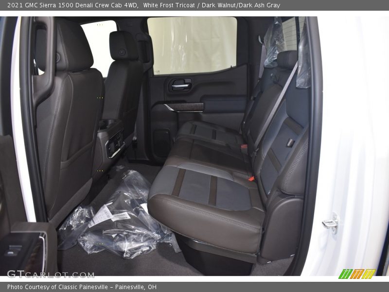 White Frost Tricoat / Dark Walnut/Dark Ash Gray 2021 GMC Sierra 1500 Denali Crew Cab 4WD