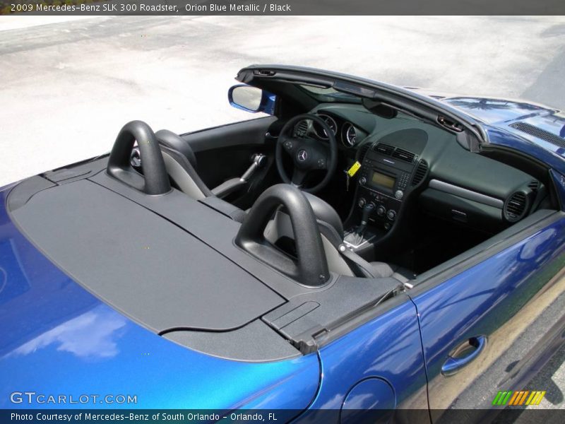 Orion Blue Metallic / Black 2009 Mercedes-Benz SLK 300 Roadster