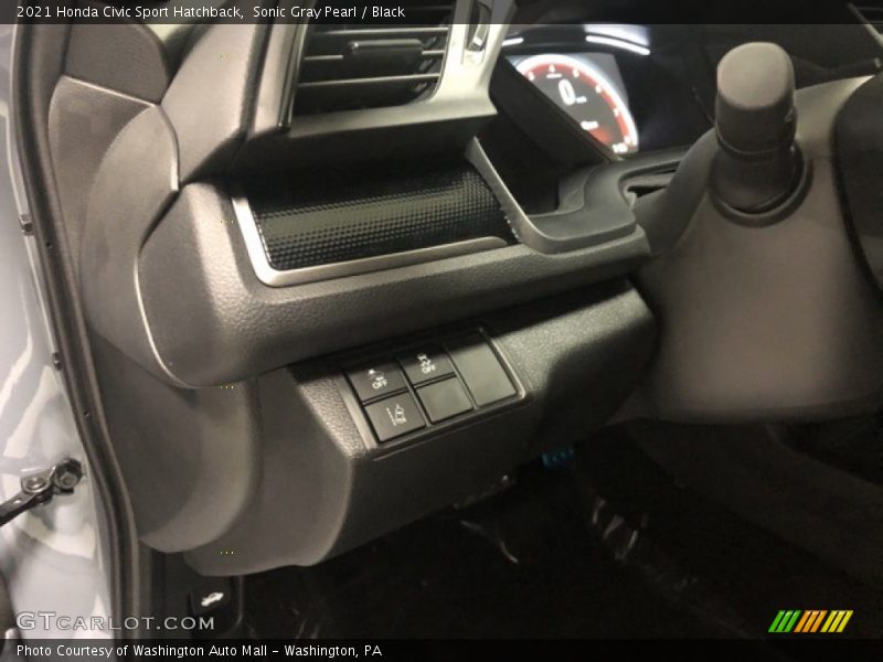 Sonic Gray Pearl / Black 2021 Honda Civic Sport Hatchback