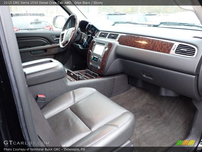 Onyx Black / Ebony 2013 GMC Sierra 1500 Denali Crew Cab AWD