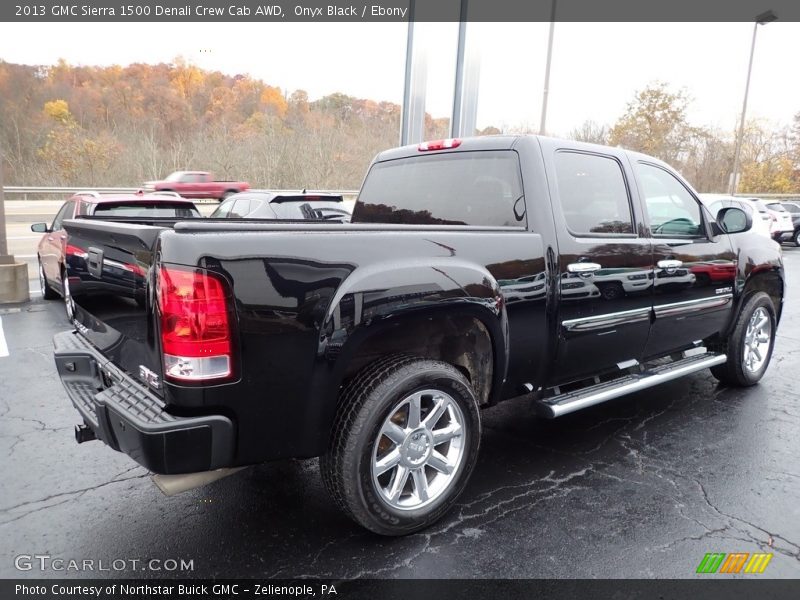 Onyx Black / Ebony 2013 GMC Sierra 1500 Denali Crew Cab AWD