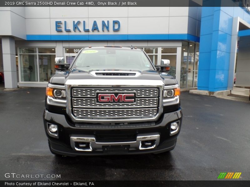 Onyx Black / Jet Black 2019 GMC Sierra 2500HD Denali Crew Cab 4WD