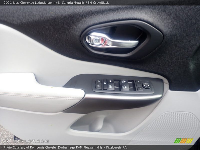 Sangria Metallic / Ski Gray/Black 2021 Jeep Cherokee Latitude Lux 4x4