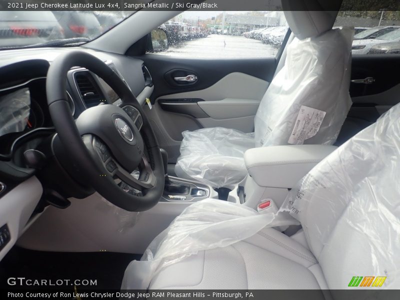 Sangria Metallic / Ski Gray/Black 2021 Jeep Cherokee Latitude Lux 4x4
