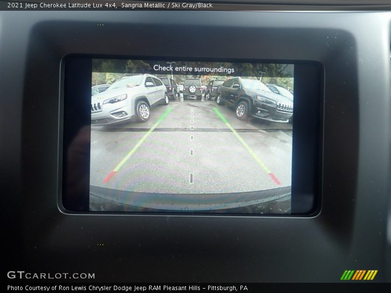 Sangria Metallic / Ski Gray/Black 2021 Jeep Cherokee Latitude Lux 4x4