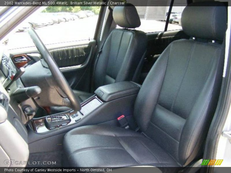 Brilliant Silver Metallic / Charcoal 2002 Mercedes-Benz ML 500 4Matic