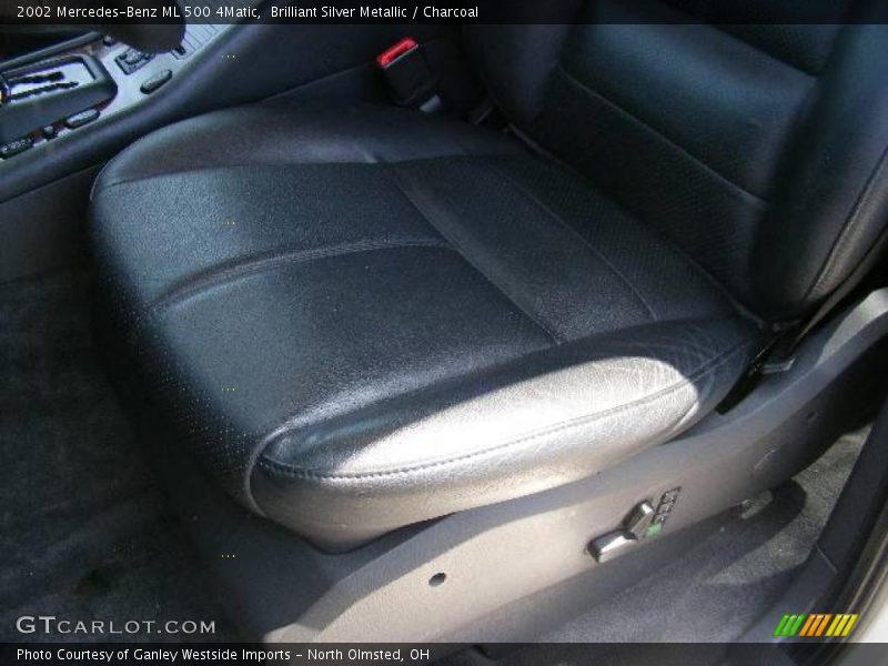 Brilliant Silver Metallic / Charcoal 2002 Mercedes-Benz ML 500 4Matic