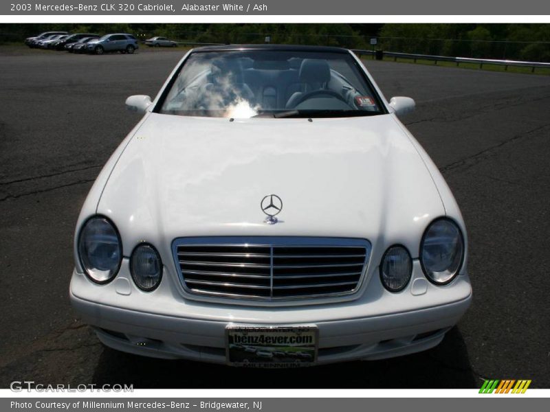 Alabaster White / Ash 2003 Mercedes-Benz CLK 320 Cabriolet