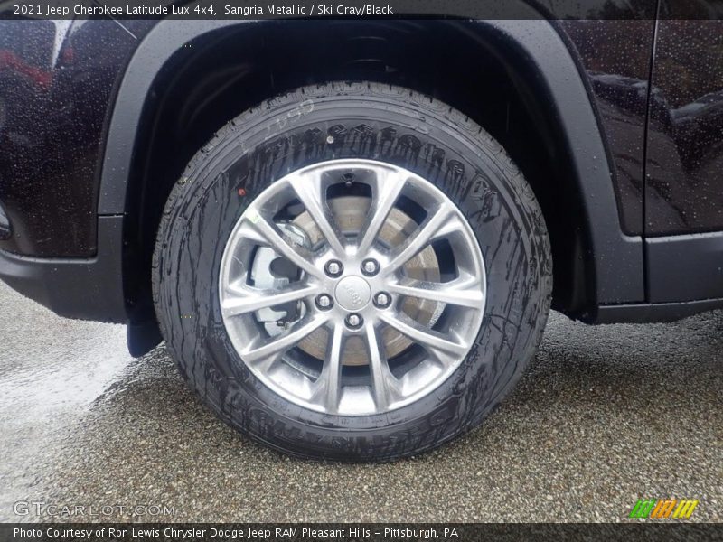 Sangria Metallic / Ski Gray/Black 2021 Jeep Cherokee Latitude Lux 4x4
