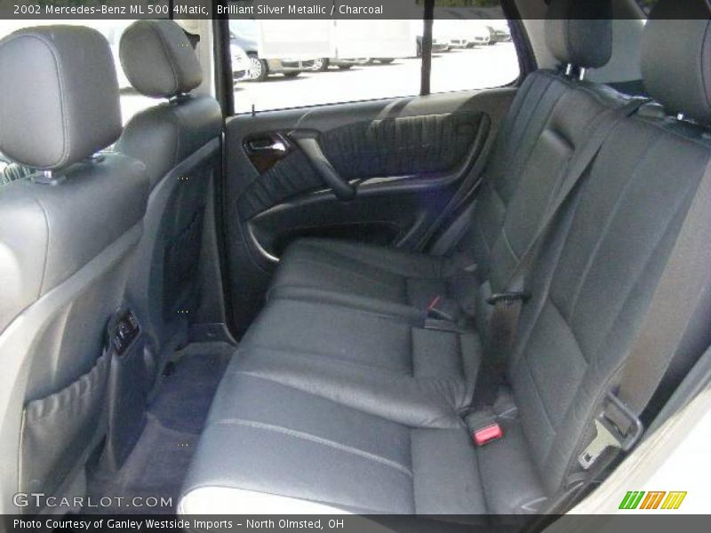 Brilliant Silver Metallic / Charcoal 2002 Mercedes-Benz ML 500 4Matic