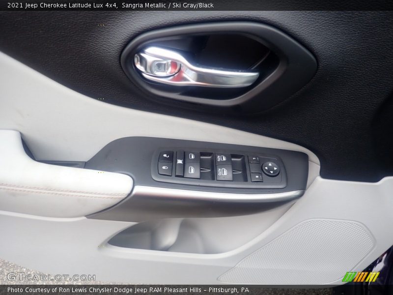 Sangria Metallic / Ski Gray/Black 2021 Jeep Cherokee Latitude Lux 4x4