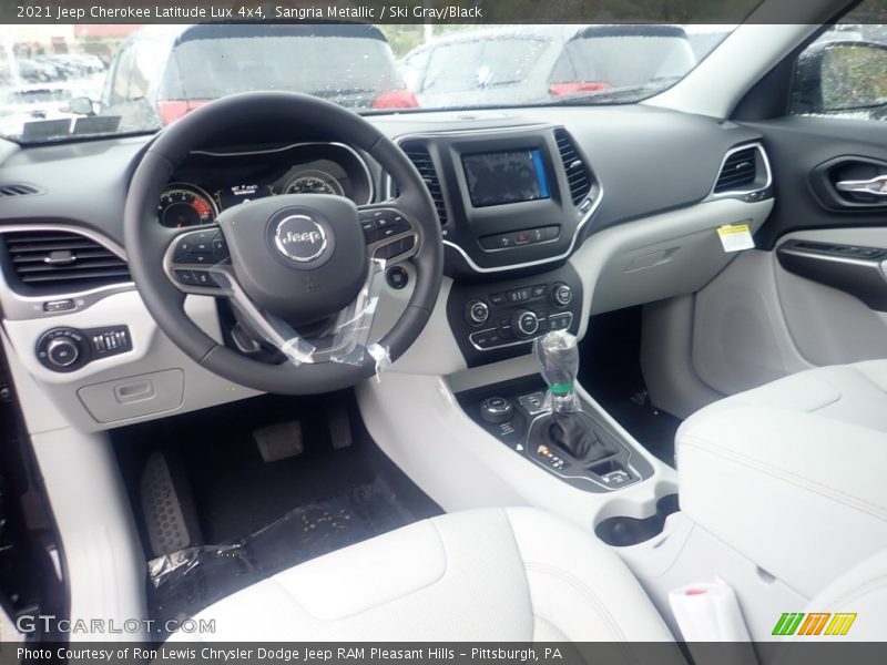 Sangria Metallic / Ski Gray/Black 2021 Jeep Cherokee Latitude Lux 4x4