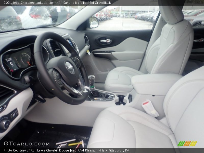Sangria Metallic / Ski Gray/Black 2021 Jeep Cherokee Latitude Lux 4x4