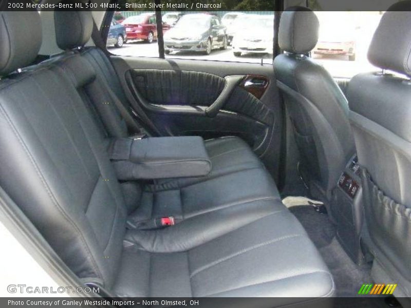 Brilliant Silver Metallic / Charcoal 2002 Mercedes-Benz ML 500 4Matic