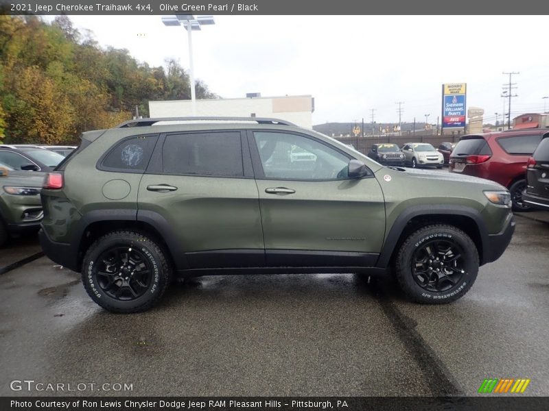  2021 Cherokee Traihawk 4x4 Olive Green Pearl