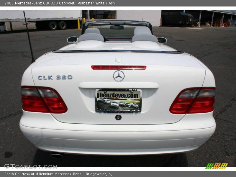 Alabaster White / Ash 2003 Mercedes-Benz CLK 320 Cabriolet