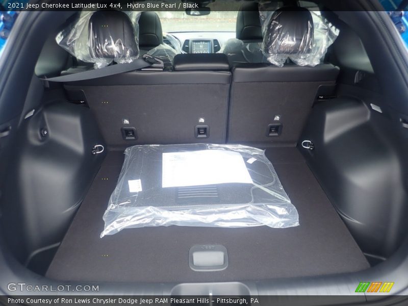 Hydro Blue Pearl / Black 2021 Jeep Cherokee Latitude Lux 4x4