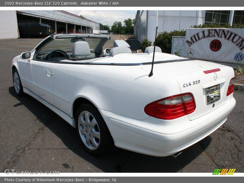 Alabaster White / Ash 2003 Mercedes-Benz CLK 320 Cabriolet