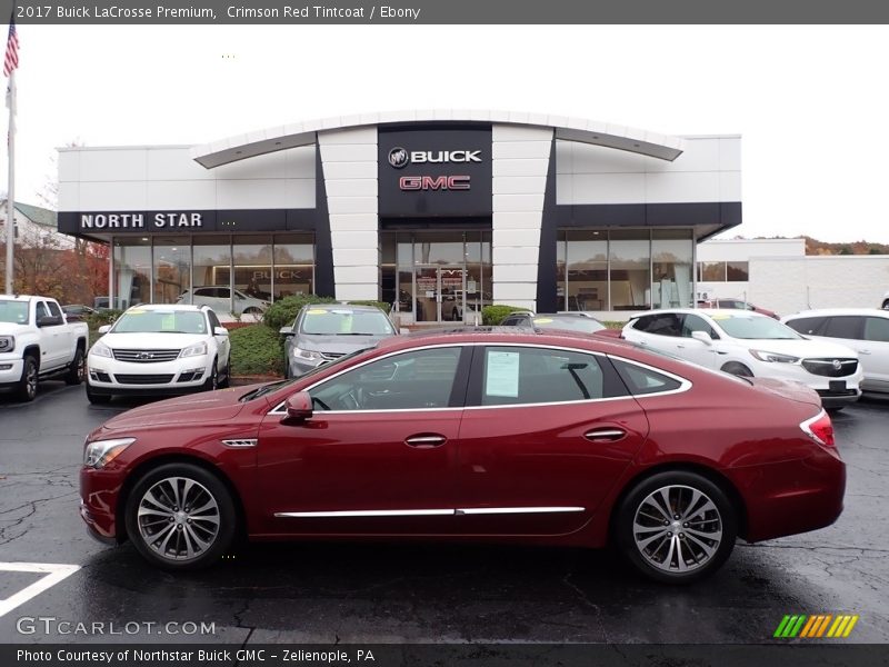 Crimson Red Tintcoat / Ebony 2017 Buick LaCrosse Premium