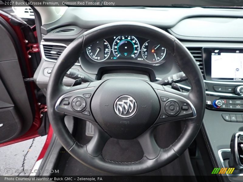 Crimson Red Tintcoat / Ebony 2017 Buick LaCrosse Premium