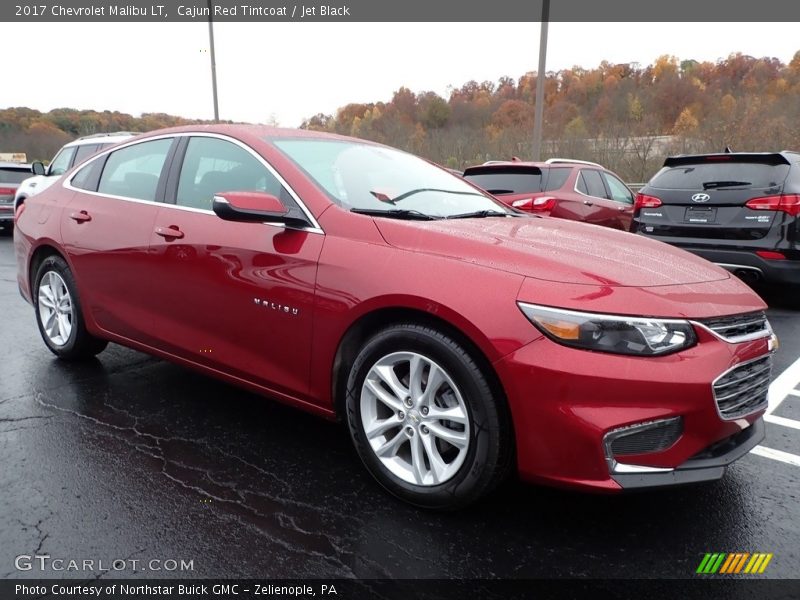 Cajun Red Tintcoat / Jet Black 2017 Chevrolet Malibu LT