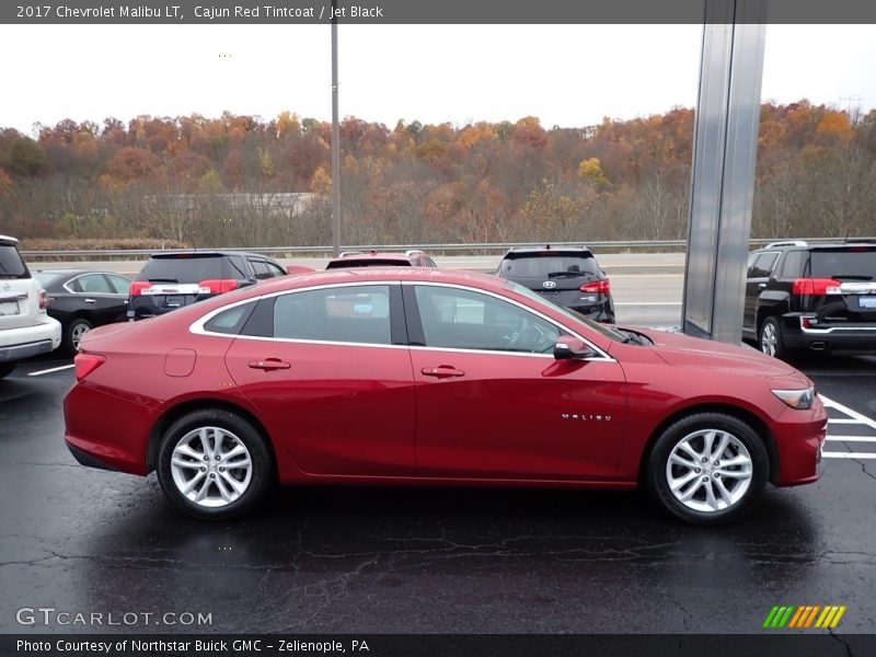 Cajun Red Tintcoat / Jet Black 2017 Chevrolet Malibu LT