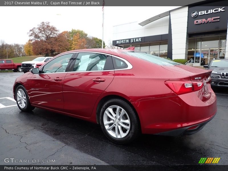 Cajun Red Tintcoat / Jet Black 2017 Chevrolet Malibu LT