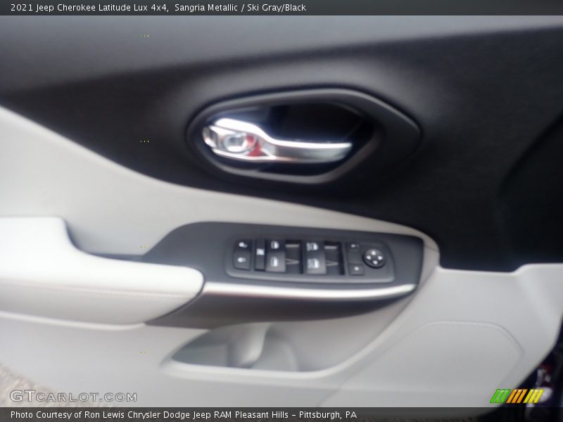 Sangria Metallic / Ski Gray/Black 2021 Jeep Cherokee Latitude Lux 4x4