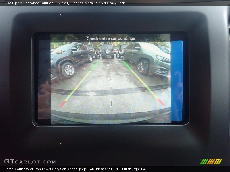 Sangria Metallic / Ski Gray/Black 2021 Jeep Cherokee Latitude Lux 4x4