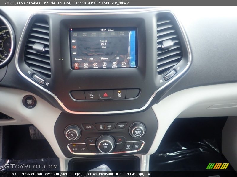Sangria Metallic / Ski Gray/Black 2021 Jeep Cherokee Latitude Lux 4x4