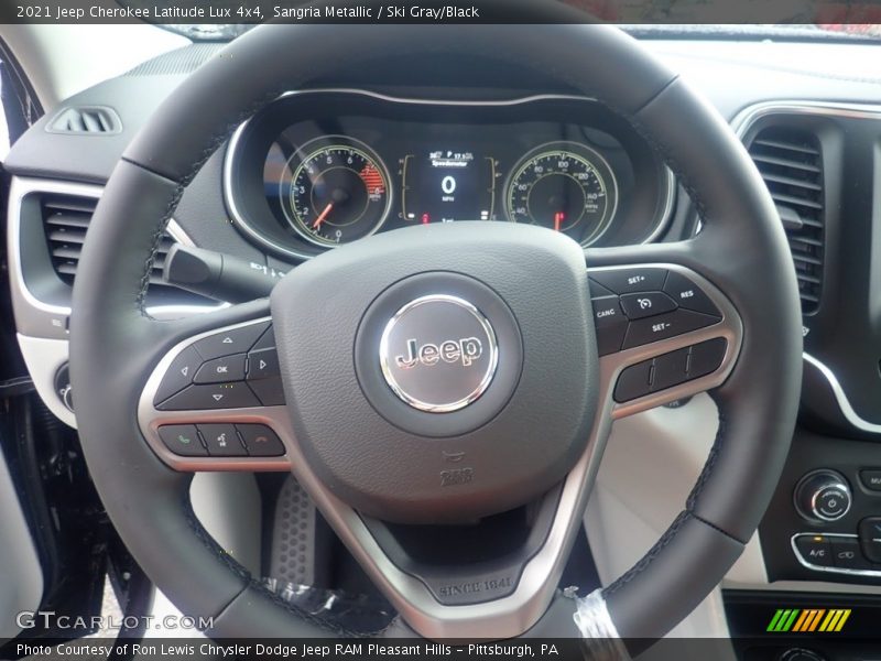  2021 Cherokee Latitude Lux 4x4 Steering Wheel