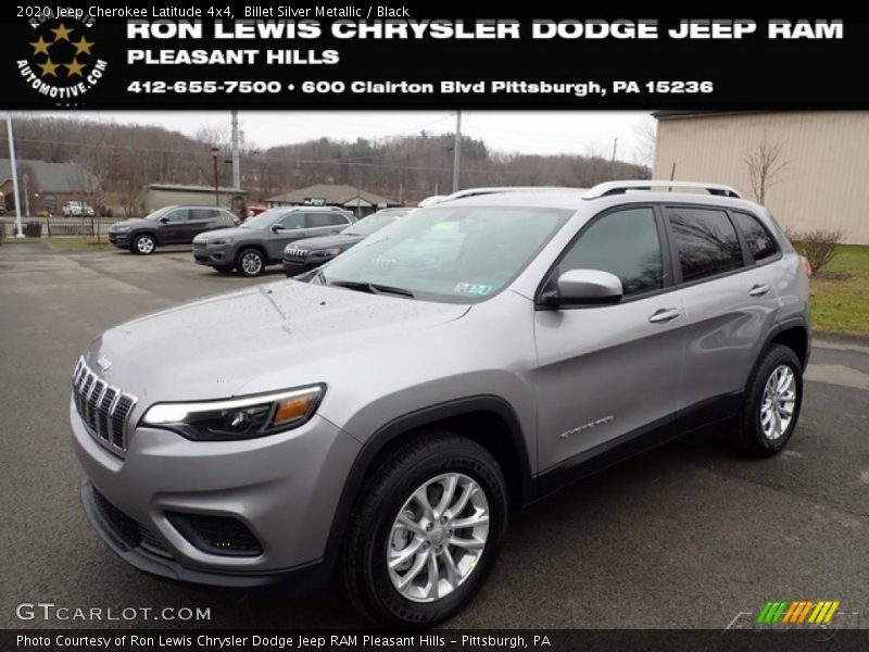 Billet Silver Metallic / Black 2020 Jeep Cherokee Latitude 4x4