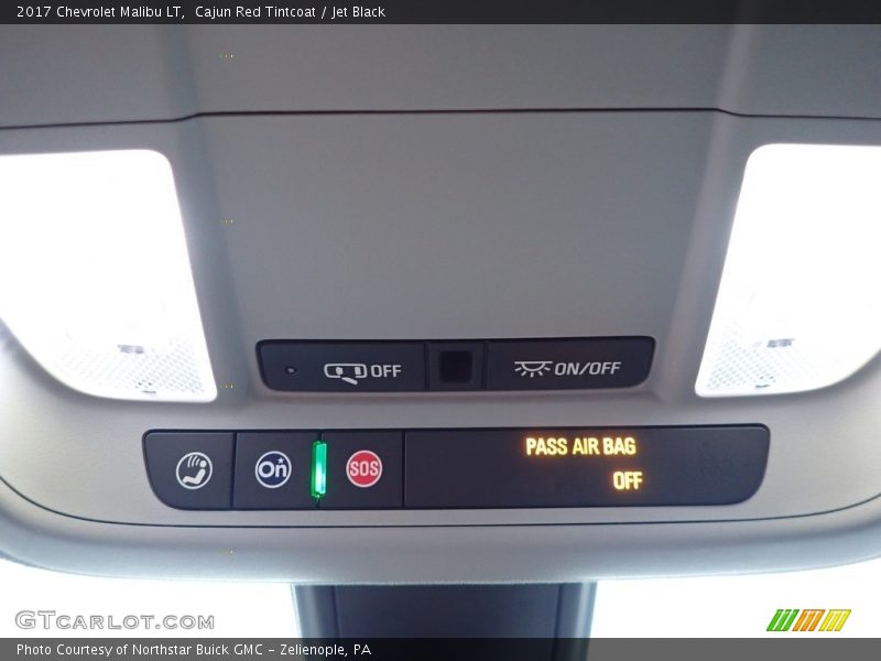 Cajun Red Tintcoat / Jet Black 2017 Chevrolet Malibu LT