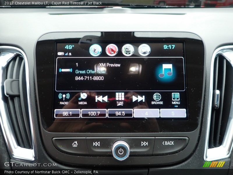 Cajun Red Tintcoat / Jet Black 2017 Chevrolet Malibu LT