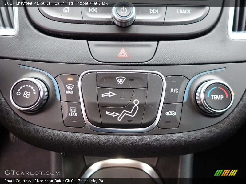 Cajun Red Tintcoat / Jet Black 2017 Chevrolet Malibu LT