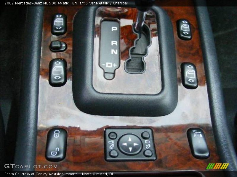 Brilliant Silver Metallic / Charcoal 2002 Mercedes-Benz ML 500 4Matic