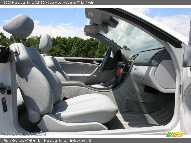 Alabaster White / Ash 2003 Mercedes-Benz CLK 320 Cabriolet