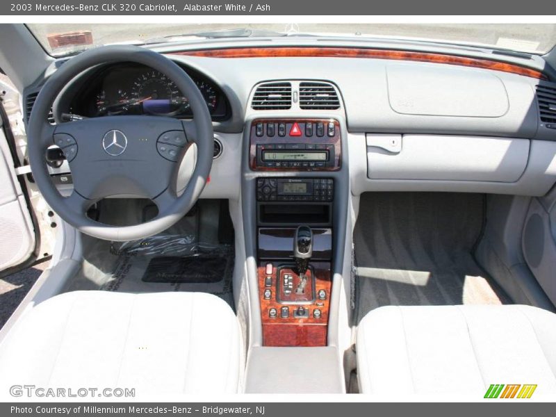 Alabaster White / Ash 2003 Mercedes-Benz CLK 320 Cabriolet