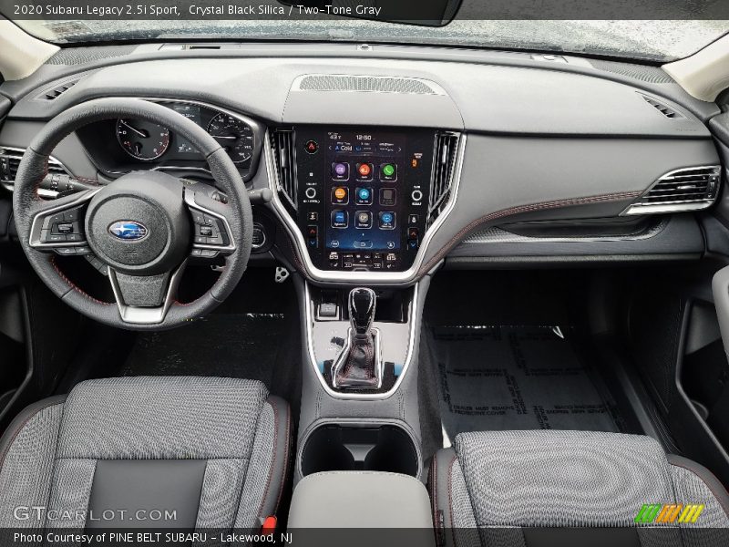 Dashboard of 2020 Legacy 2.5i Sport