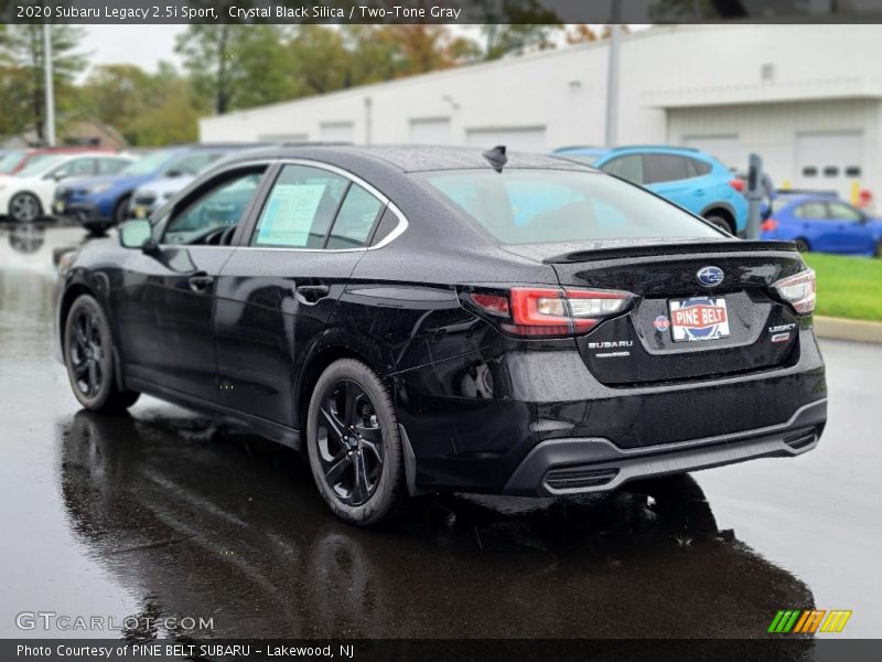 Crystal Black Silica / Two-Tone Gray 2020 Subaru Legacy 2.5i Sport