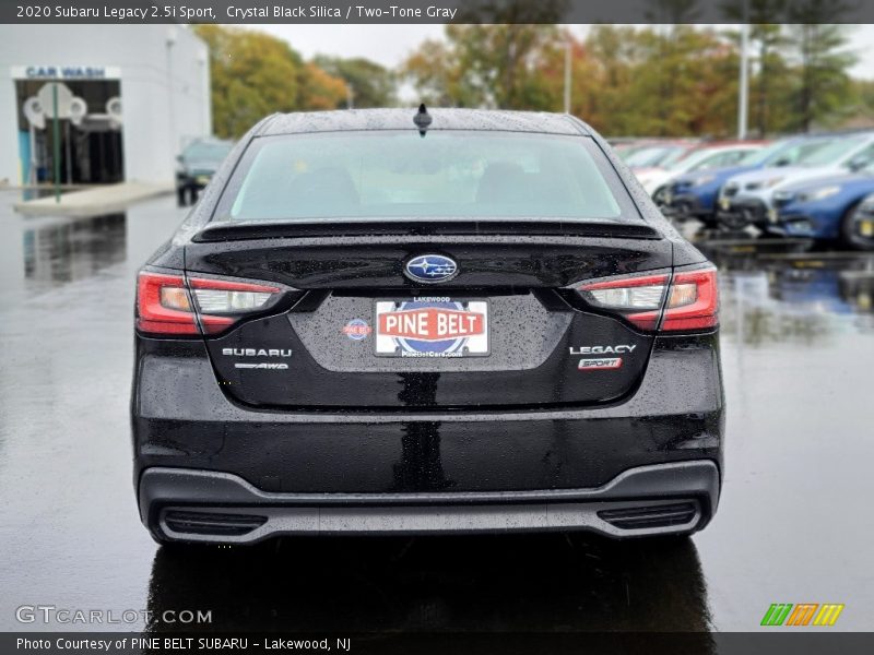 Crystal Black Silica / Two-Tone Gray 2020 Subaru Legacy 2.5i Sport