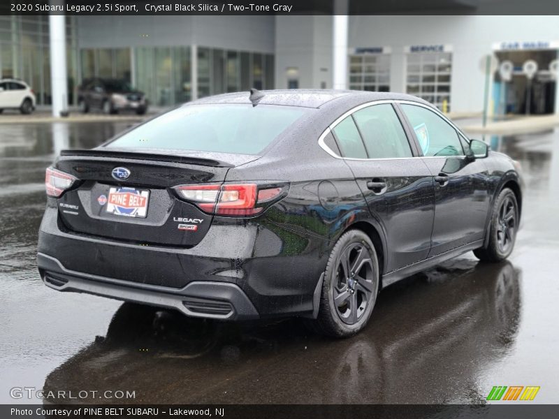 Crystal Black Silica / Two-Tone Gray 2020 Subaru Legacy 2.5i Sport