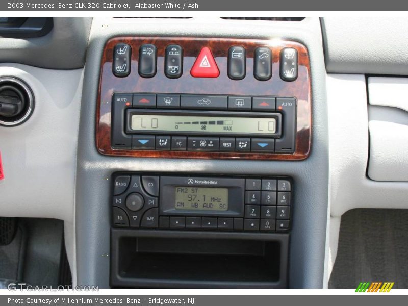 Alabaster White / Ash 2003 Mercedes-Benz CLK 320 Cabriolet